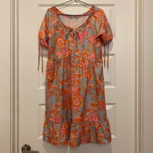 Mod Floral Dress